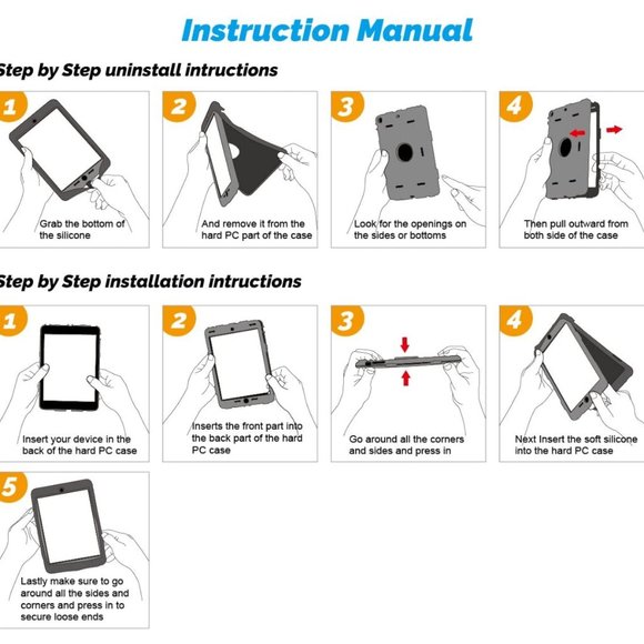 COPY - Hocase iPad 5th/6th Generation Case 9.7 2018/2017 - Picture 3 of 3